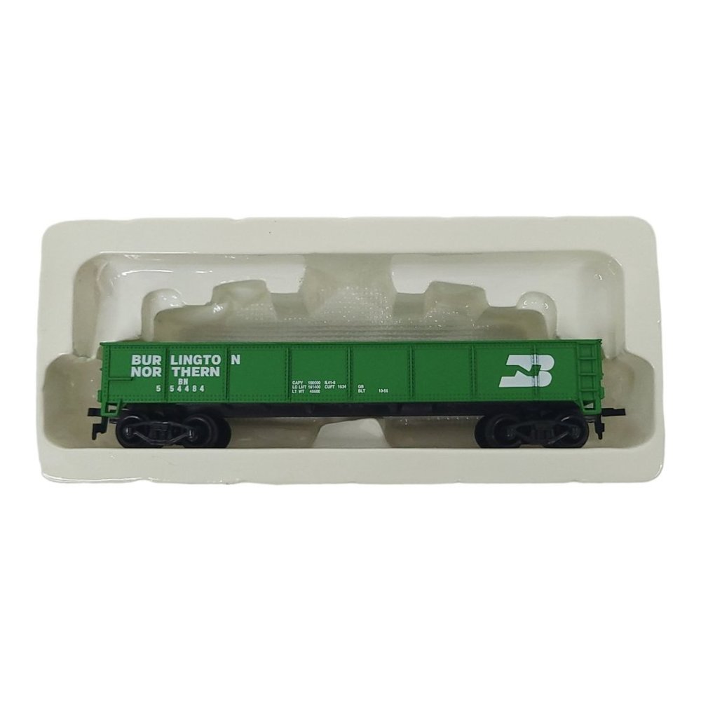 Vintage Life Like Trains Burlington Northern #554484 Gondola Car HO Scale 8549 - Picture 4 of 16